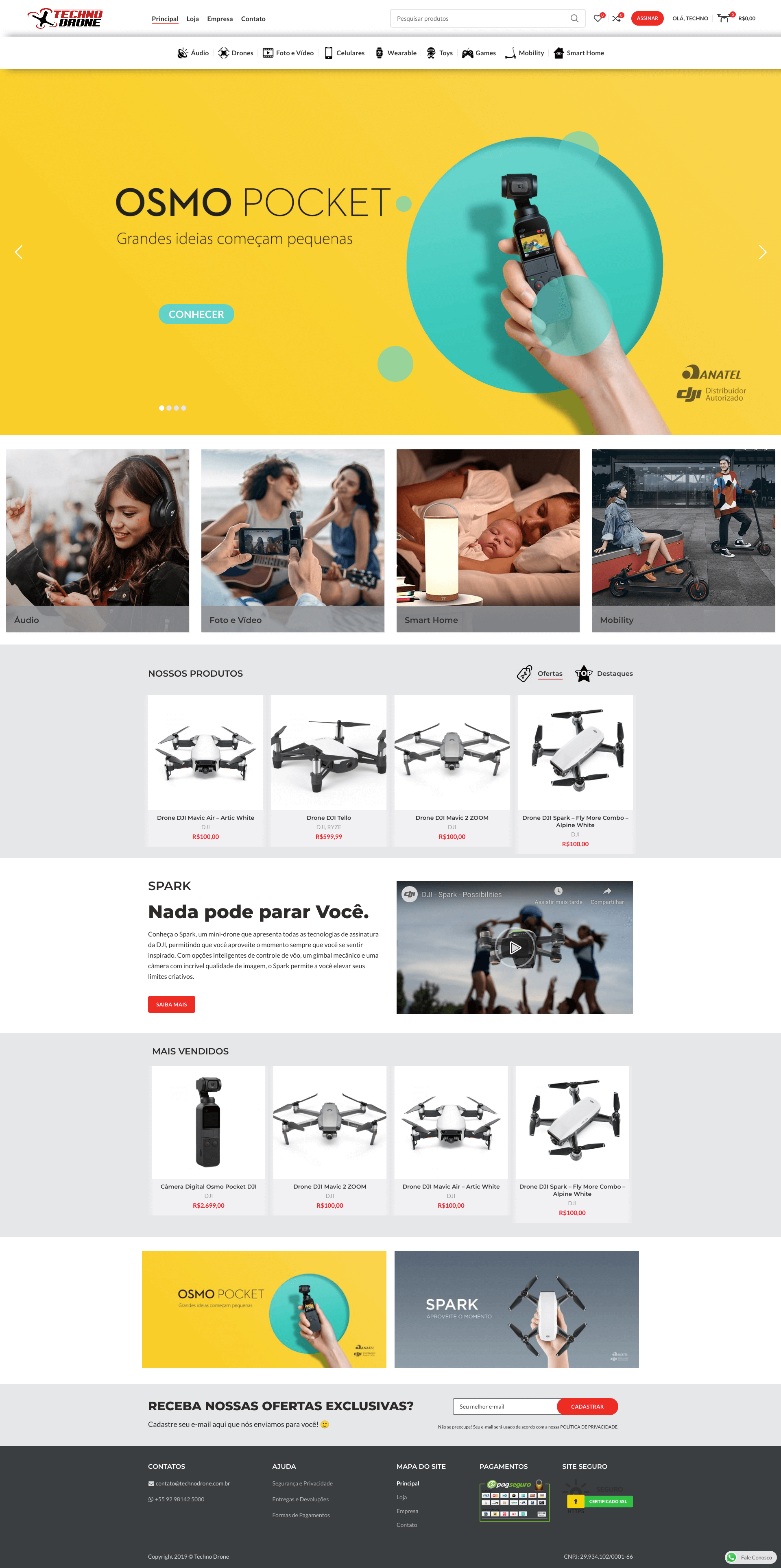 Techno Drone E-commerce