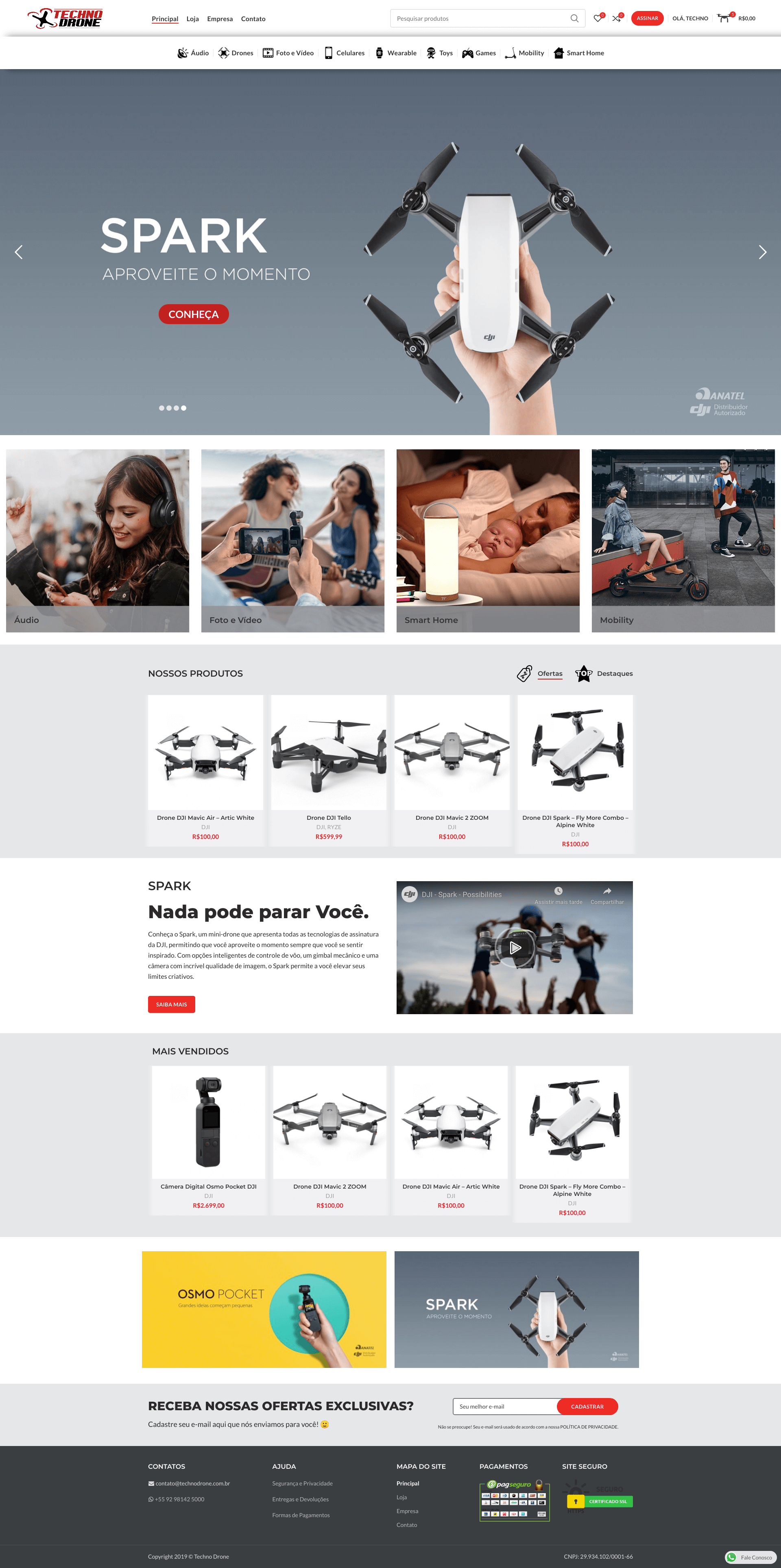 Techno Drone E-commerce